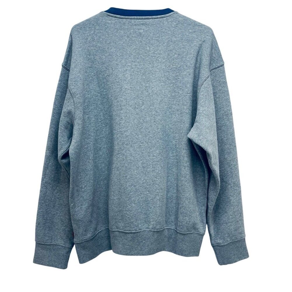 Levi’s Sweatshirt Size M Men’s Gray Relaxed Fit Pullover Graphic Print Logo New - Picture 11 of 11